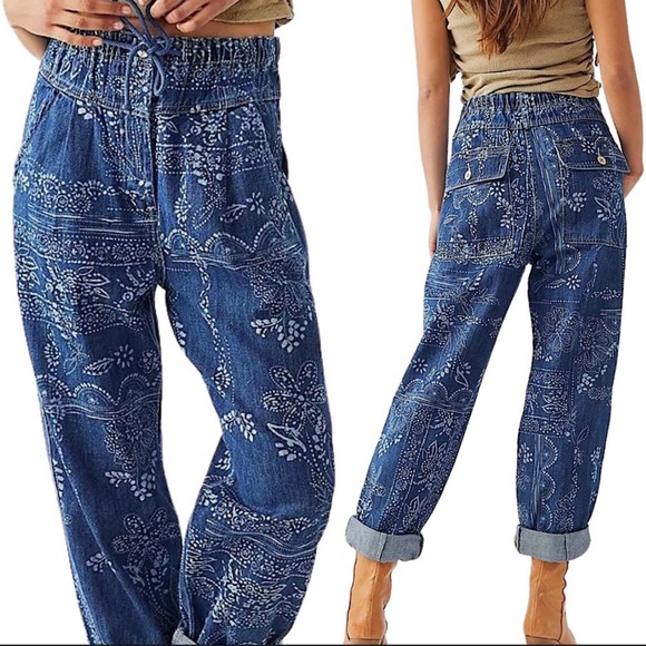 Free People Denim - 💫HPx2💫 NWOT FP FLORAL BLOOMS (S)
